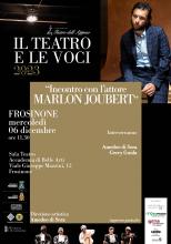 Incontro con l’attore Marlon Joubert